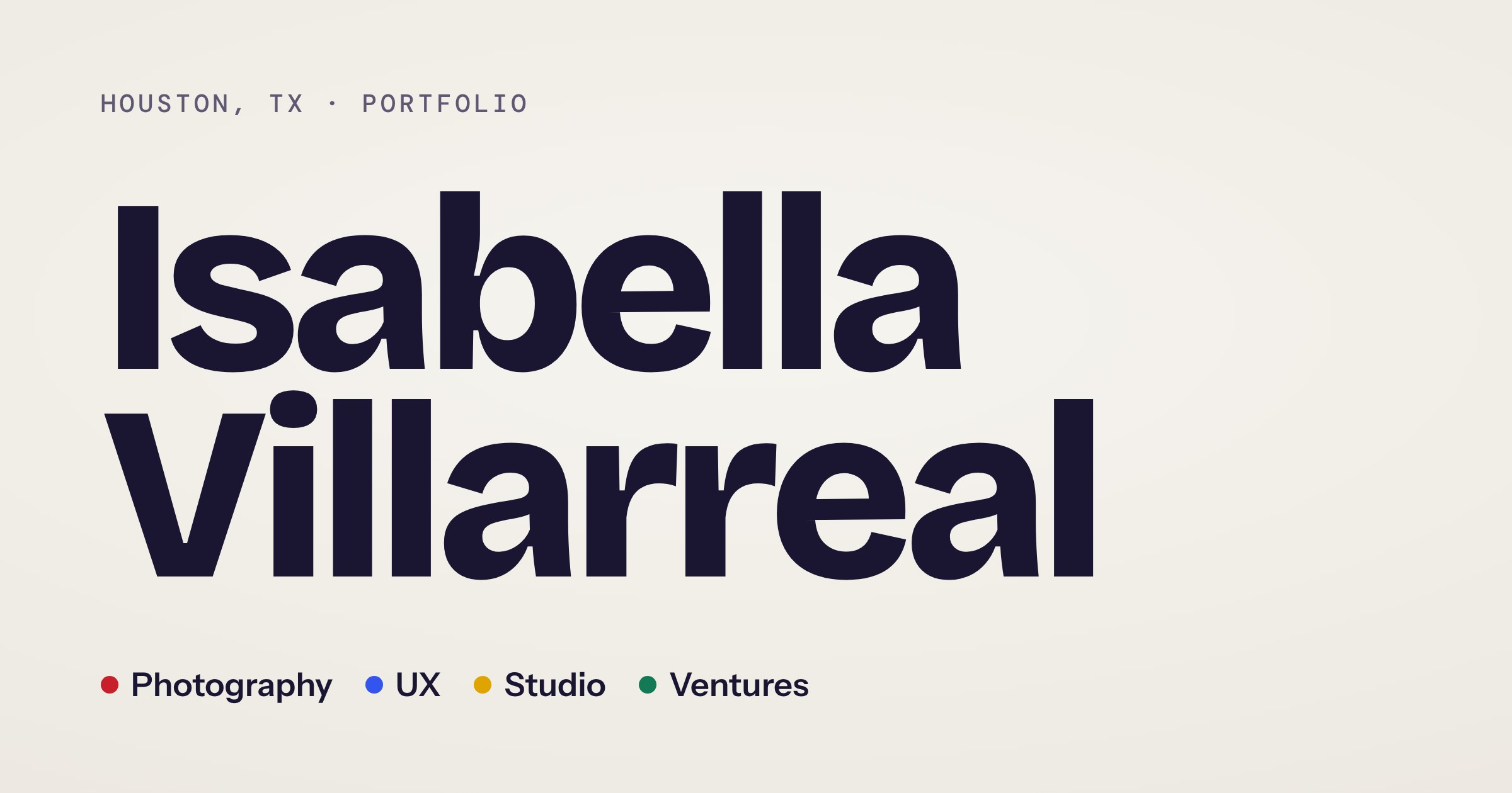 Link preview card for isabellavillarreal.com